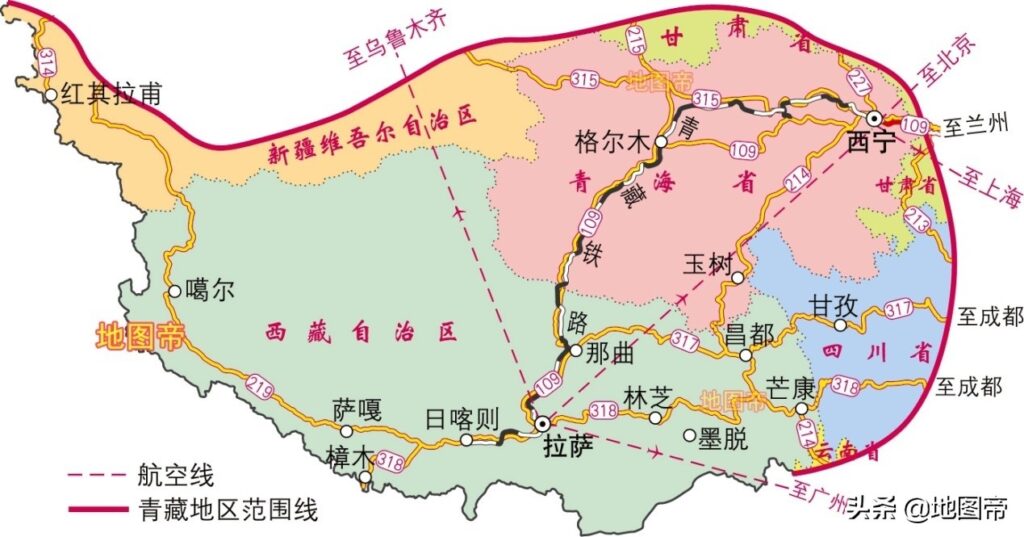 青藏铁路全长千米历时时间完成 _青藏铁路起点终点