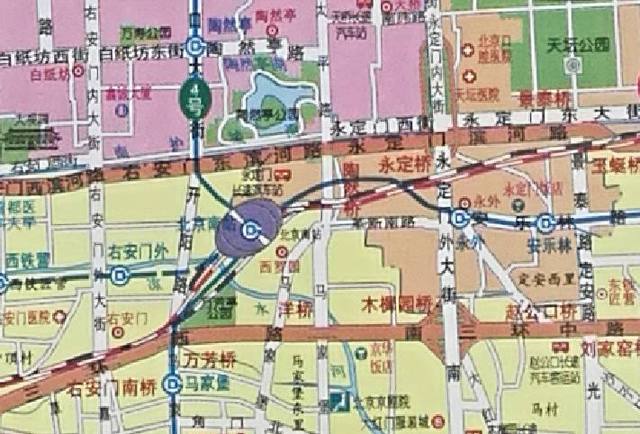 北京火车站是哪个_北京四大火车站布置示意图