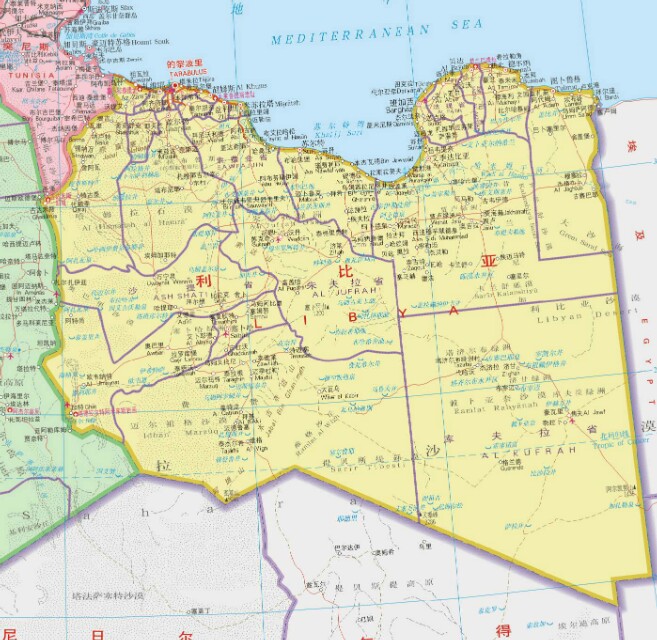 利比亚在哪里_地形地貌气候特征水系自然特征