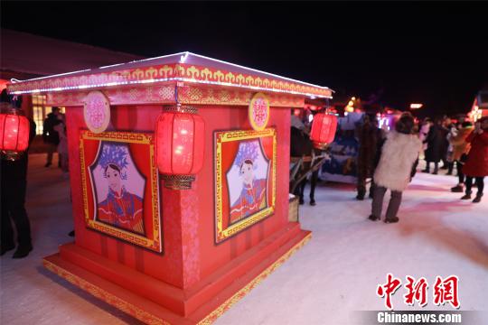 中国雪乡在哪个城市_大秧歌花棉袄花车巡游迎接新年