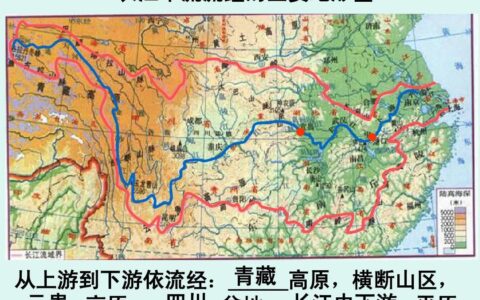 长江有多少千米_地理环境自然资源经济状况旅游资源沿线城市