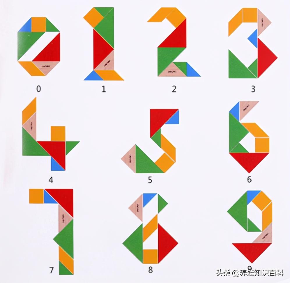 七巧板有几种图形组成_七巧板的功能拼图图案