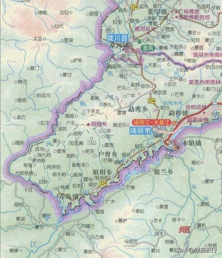 瑞丽市属于云南哪个市_街景位置交通