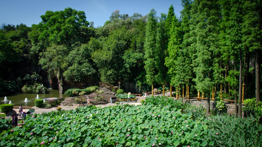 广州的莲花山好玩吗_莲花湖美景