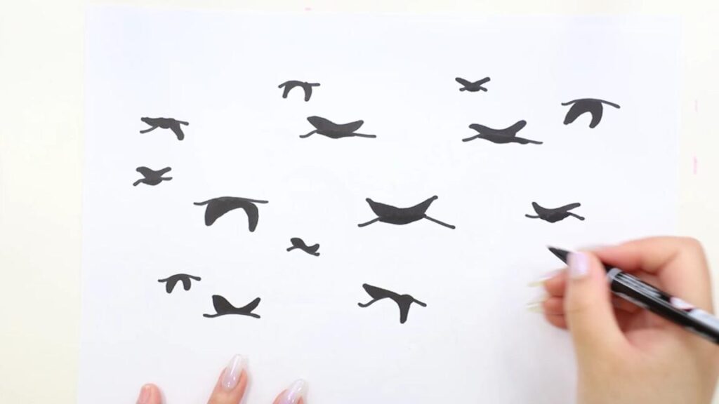 动物迁徙qq红包怎么画_简单的方法画出鸟类迁徙