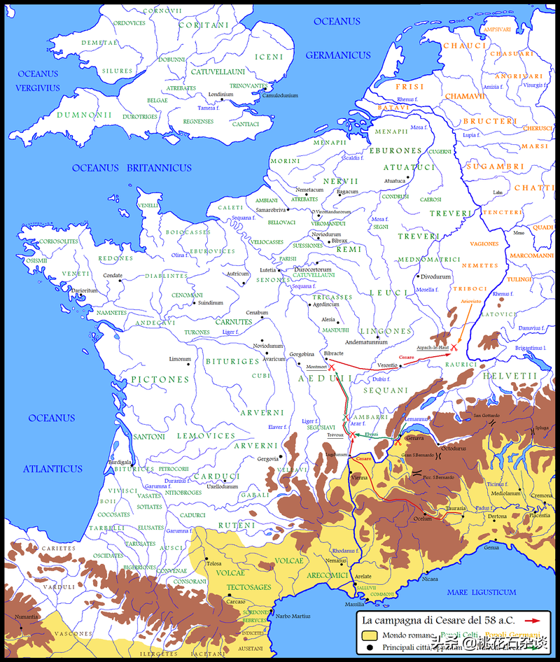 法国是高卢人还是日耳曼人_法国人为什么在现代说拉丁语族的语言