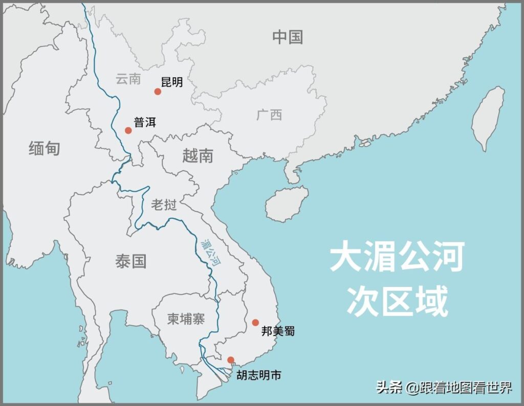 老挝首都万象，湄公河一年三个颜色_地图帝 - MdEditor
