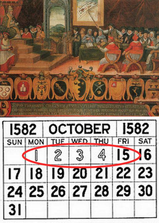 1582年10月发生了什么_这十天为什么会平白无故地消失了