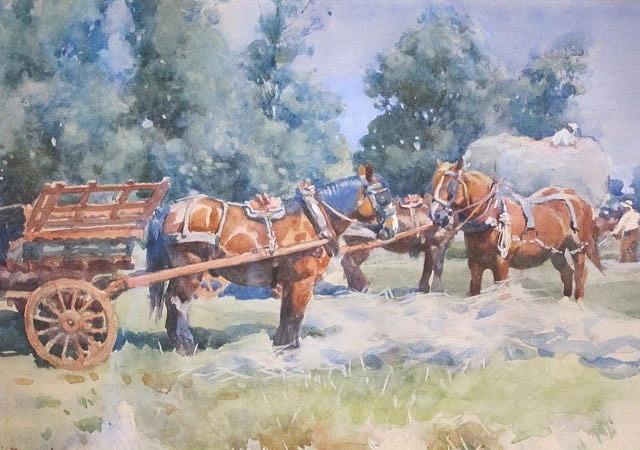 擅长画马的画家是谁_芒宁斯作品