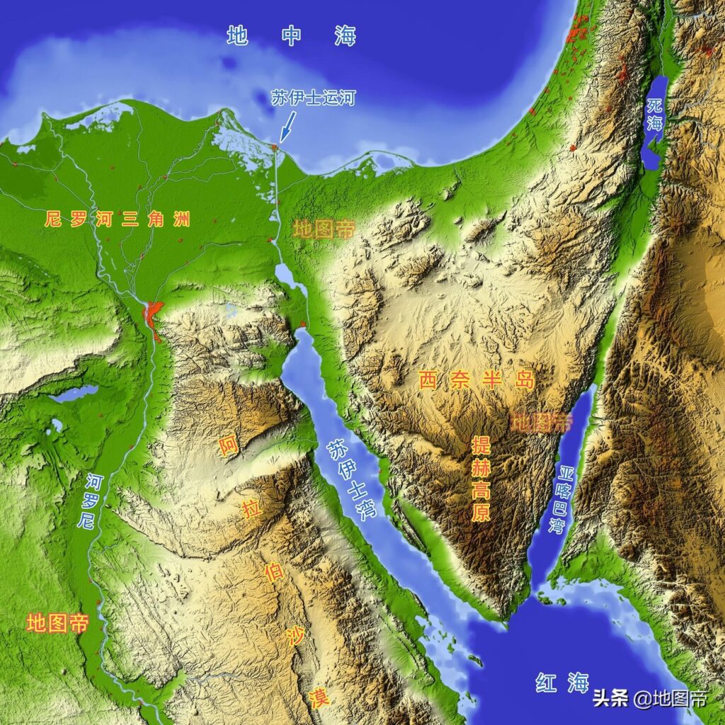 苏伊士运河长度是多少_苏伊士运河没开通之前航线路线