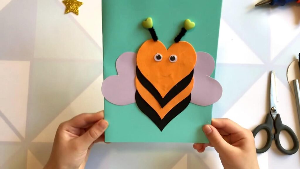 自己动手制作明信片_如何制作蜜蜂明信片