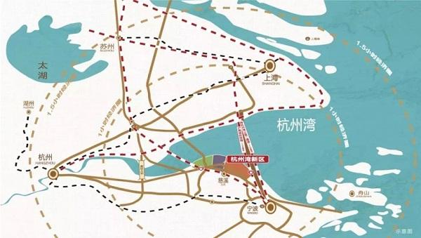 钱塘江大潮是怎么形成的_钱塘江入海口杭州湾示意图