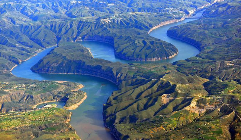 中国黄河全长约多少千米_历史变迁干流概况