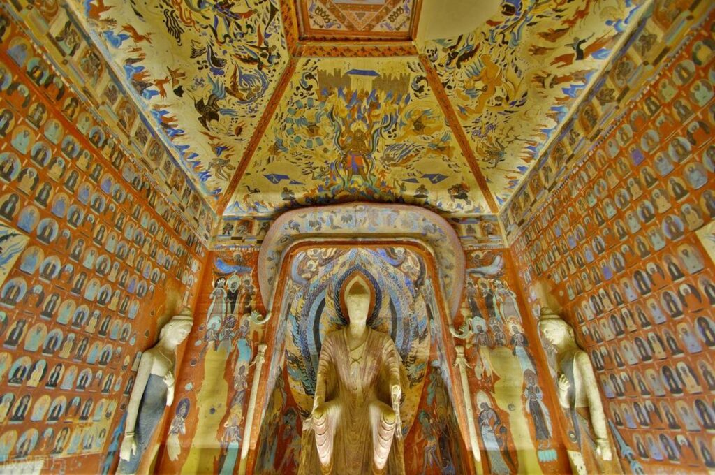 古代敦煌艺术源于中国哪个教派_敦煌壁画艺术的起源