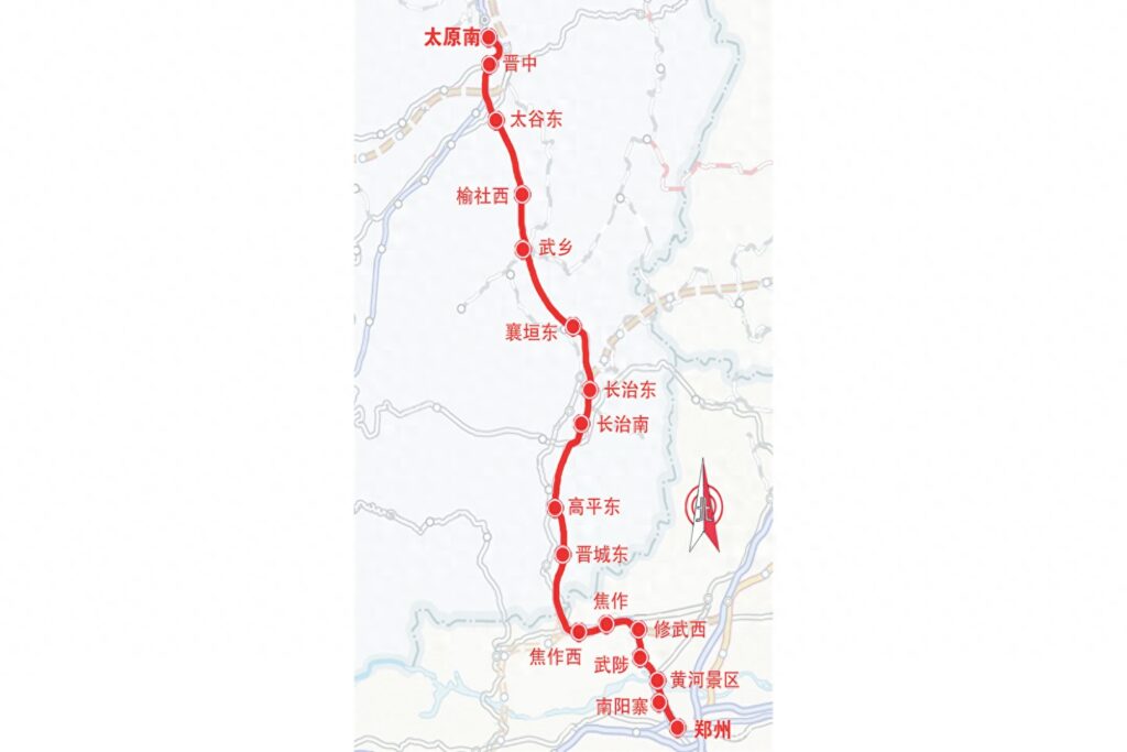 石武高铁线路图_豫北高铁线