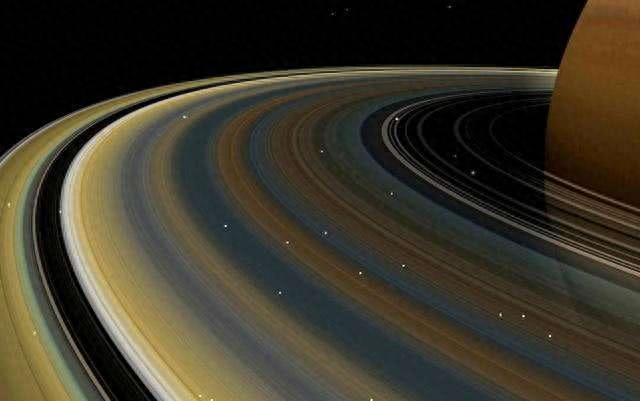 土星环是圆的吗，土星的光环是如何形成的