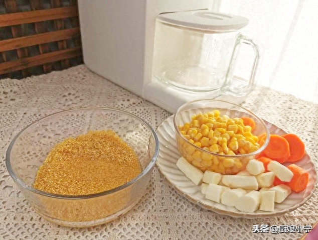 九阳豆浆机怎样打米糊，冬季不重样米糊