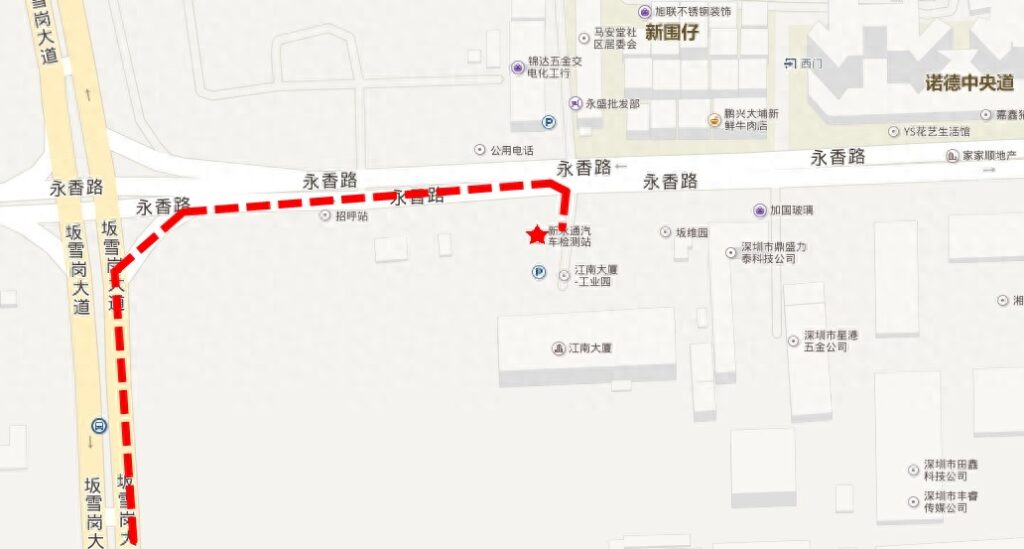 需要去办深圳绿标吗_绿标检测站位置和行车路线