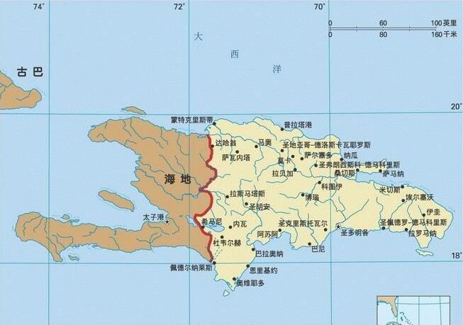 多米尼加地理位置在哪，多米尼加的简介