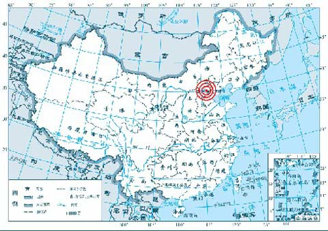 北京刚刚地震了吗？震源深度多少